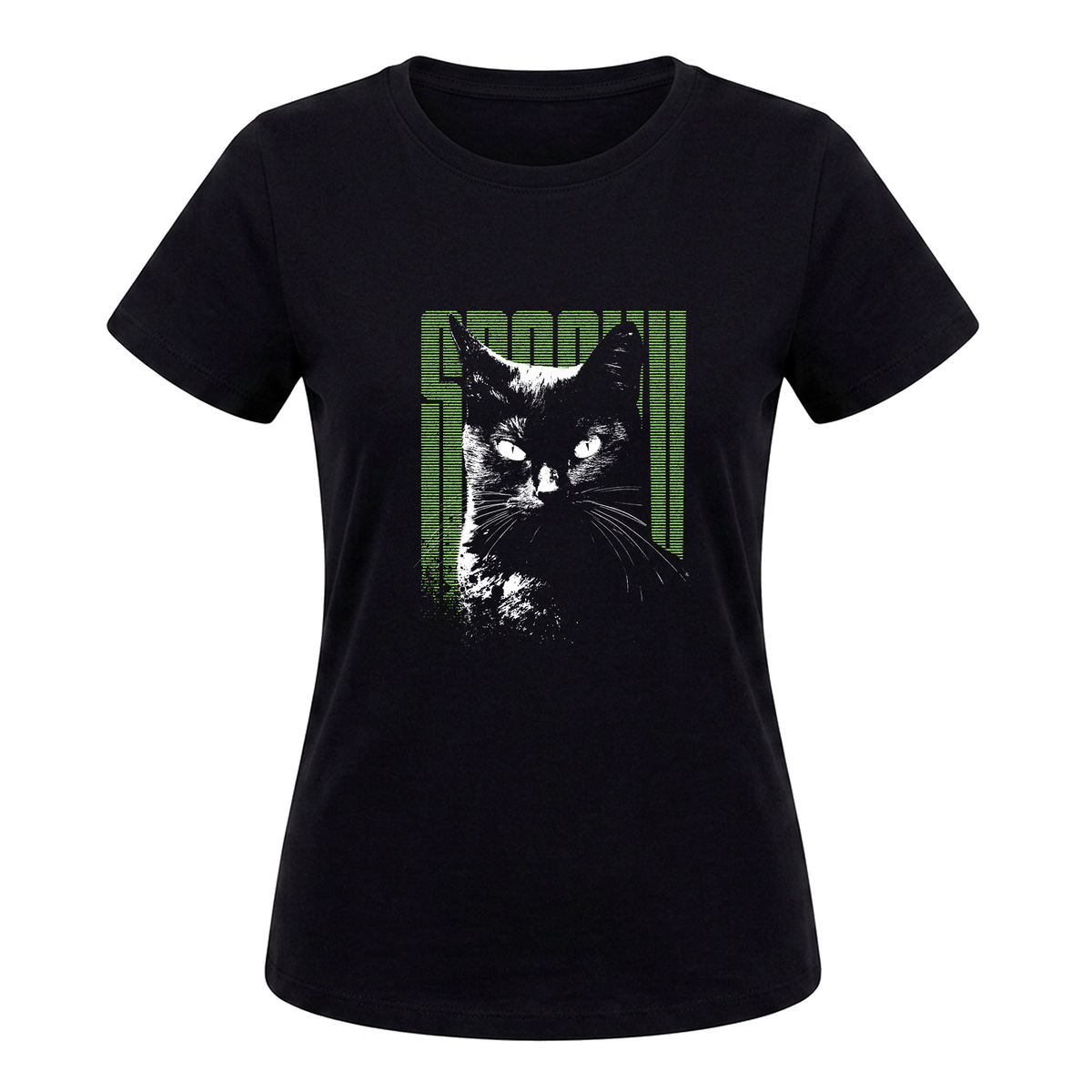Baby tee - Spooky Cat