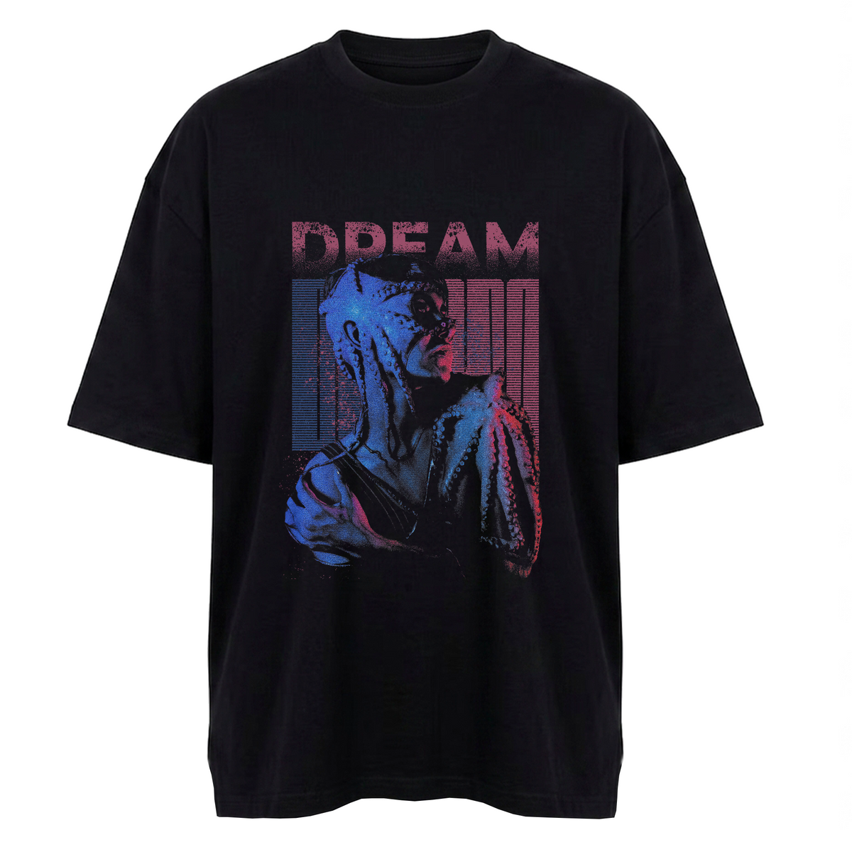 Camiseta Oversized Preta - Dream Fantasy