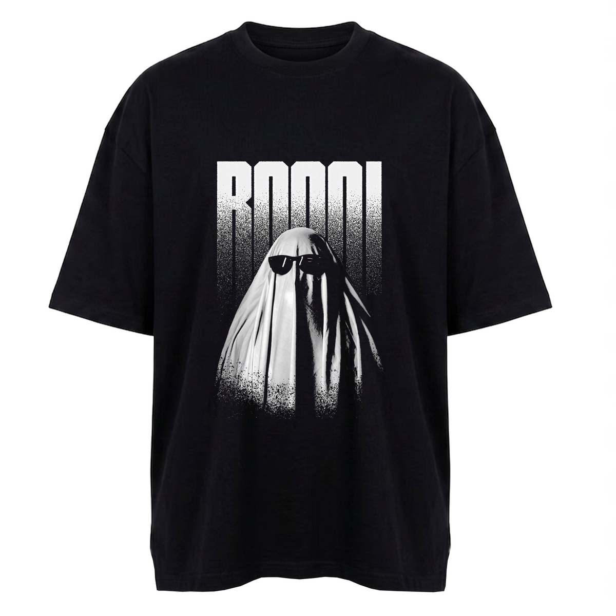 Camiseta Oversized Preta – Boo!