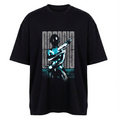 Camiseta Oversized Preta - Space Aesthetic